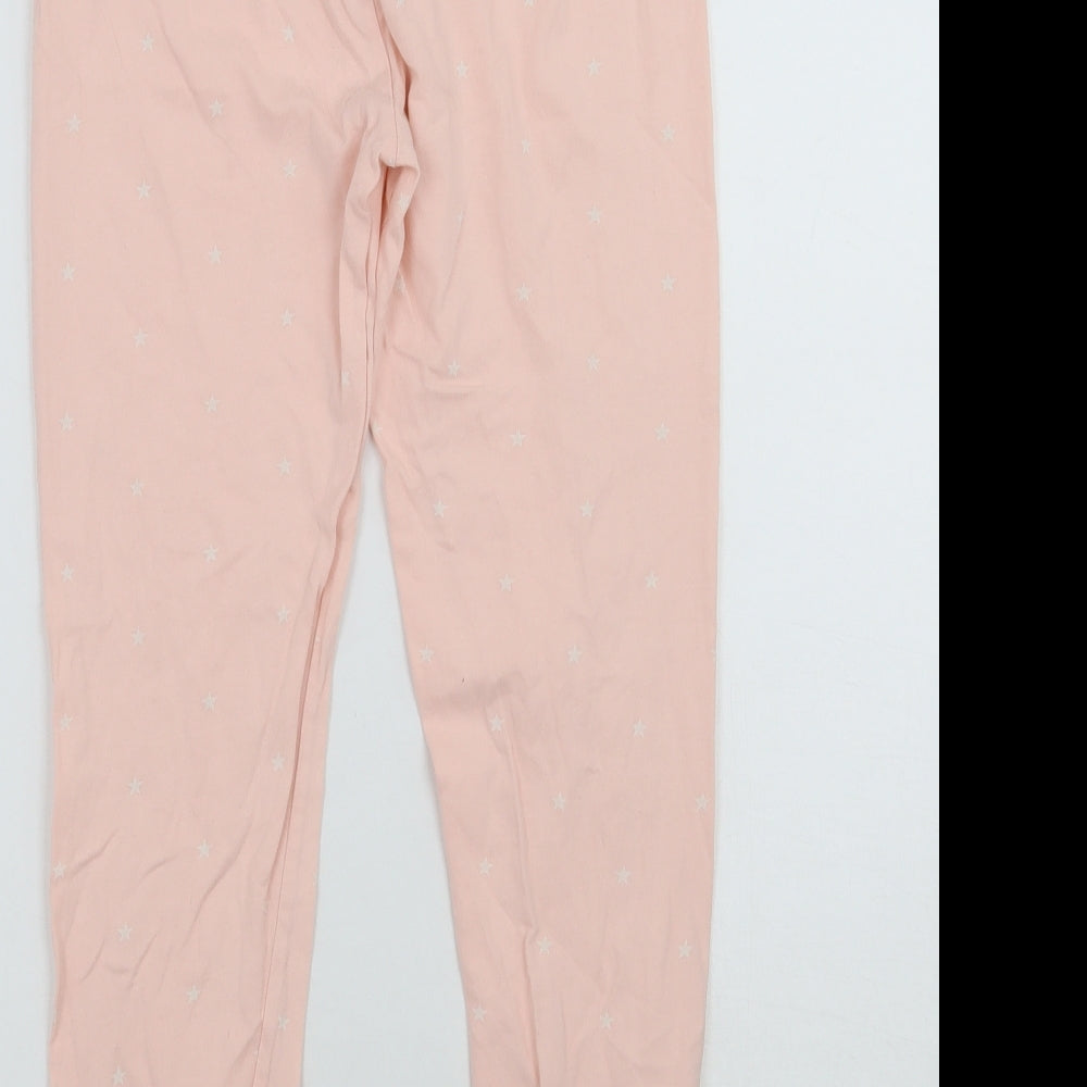 George Girls Pink Geometric Sweatpants Trousers Size 9 Years