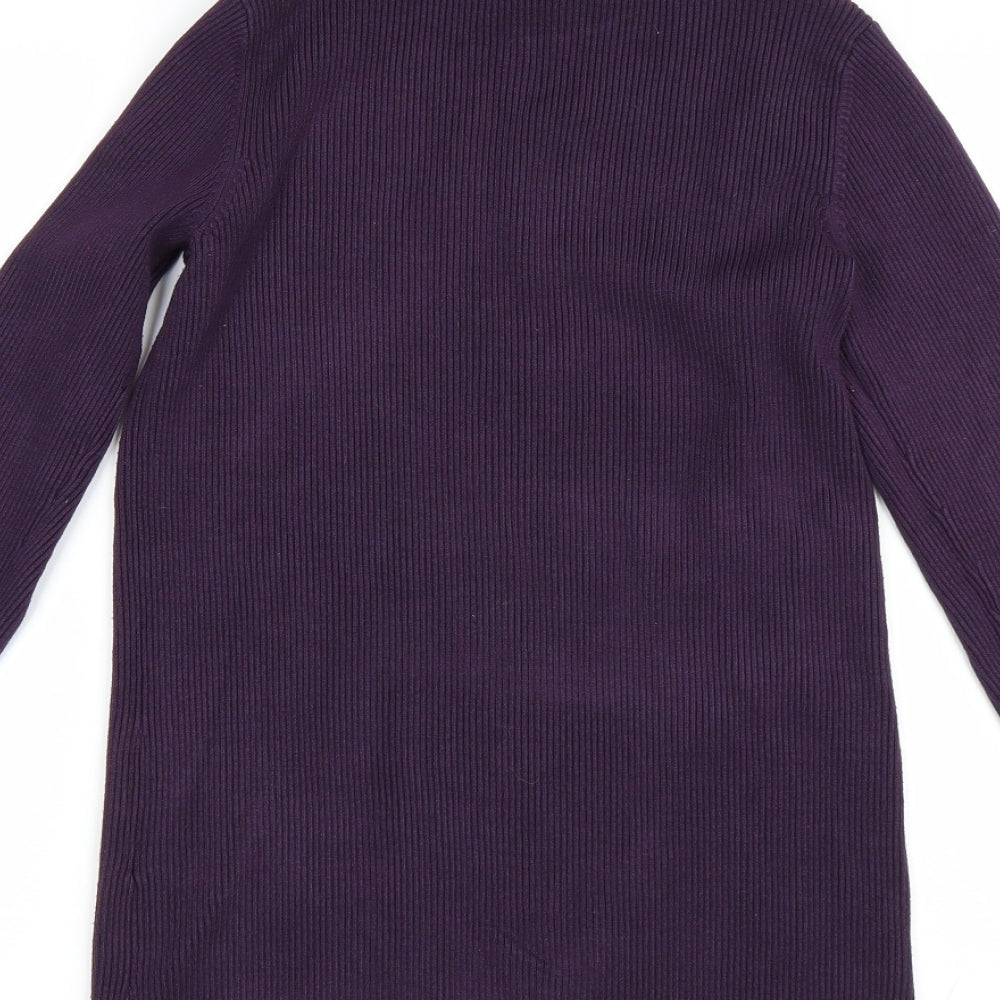 Together Womens Purple Pullover Jumper Size 12
