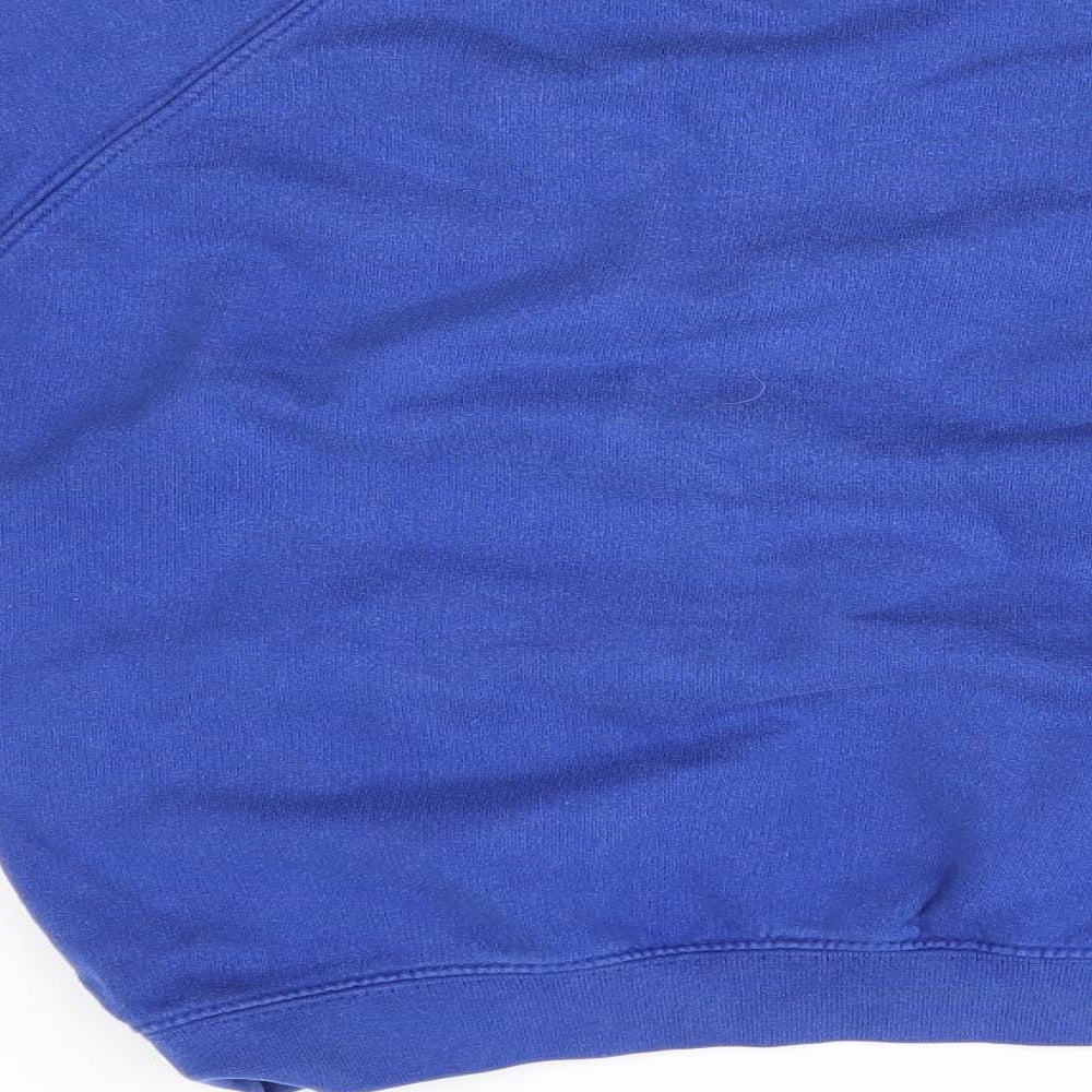 AWDis Boys Blue Pullover Sweatshirt Size 7-8 Years - Lanchester E.P. School