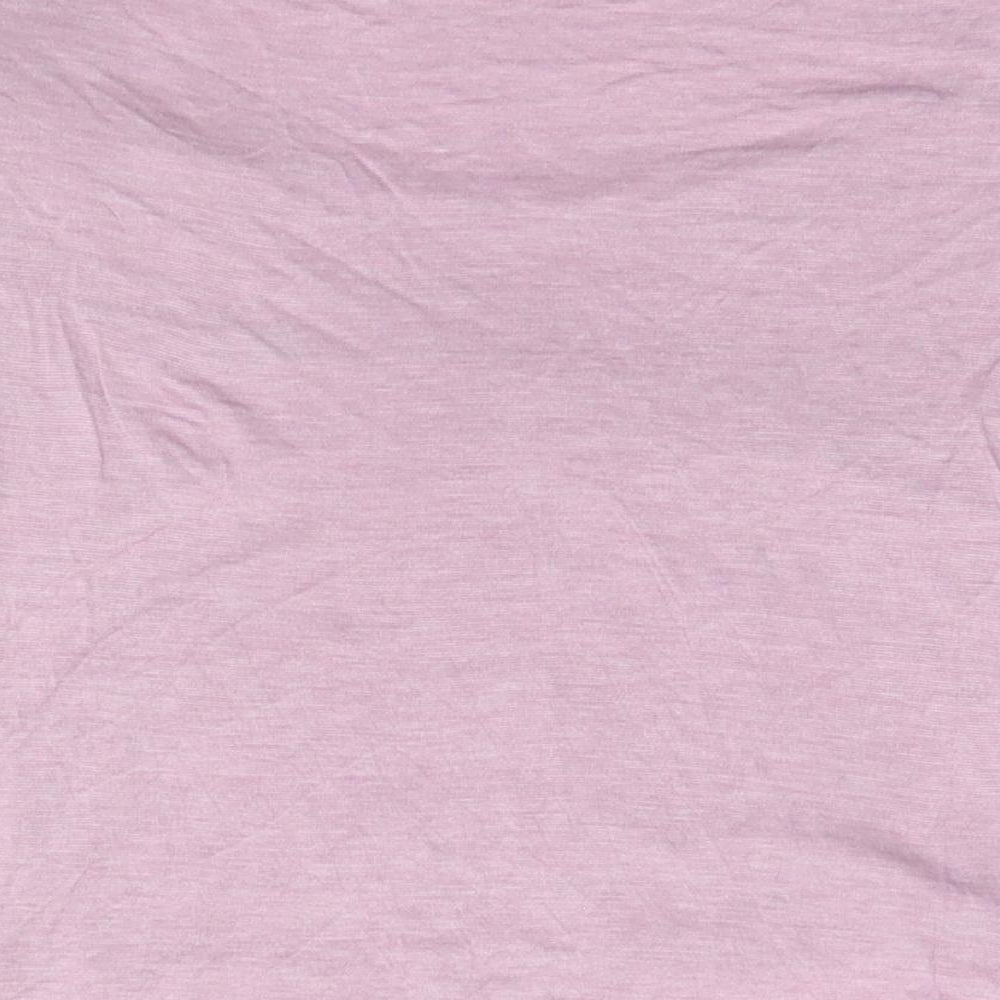 Marks & Spencer Womens Pink Basic T-Shirt Size 14