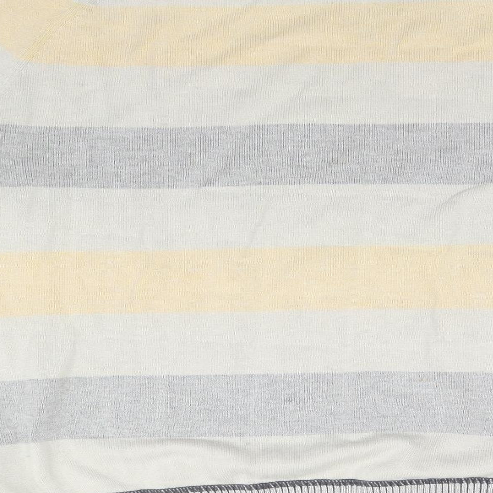 BHS Mens Multicoloured Striped Pullover Jumper Size M