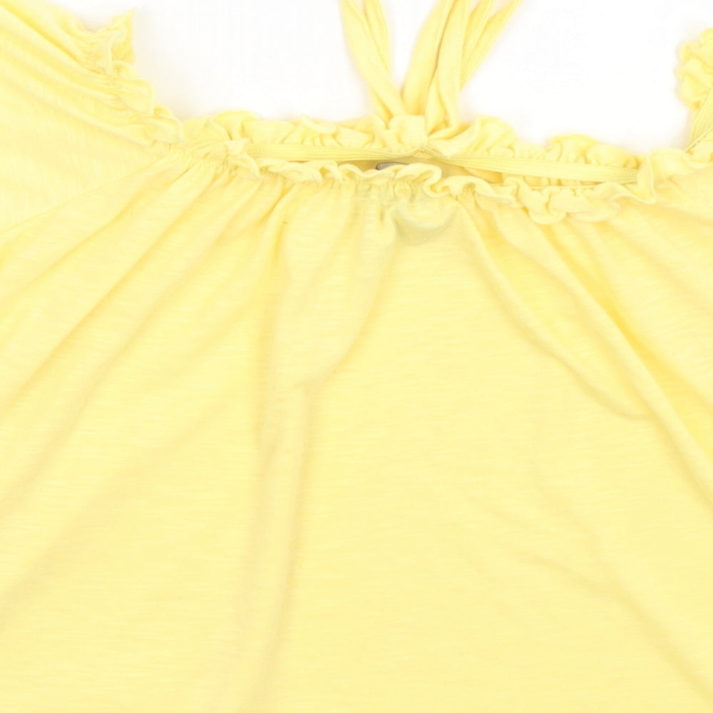 Primark Womens Yellow Polo Size 10