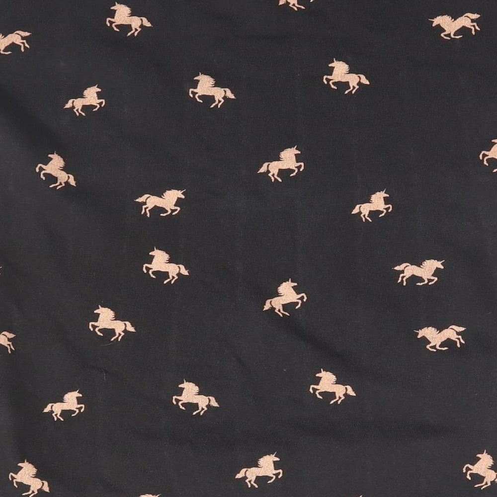 NEXT Womens Brown Animal Print Pullover Jumper Size 8 - Unicorns