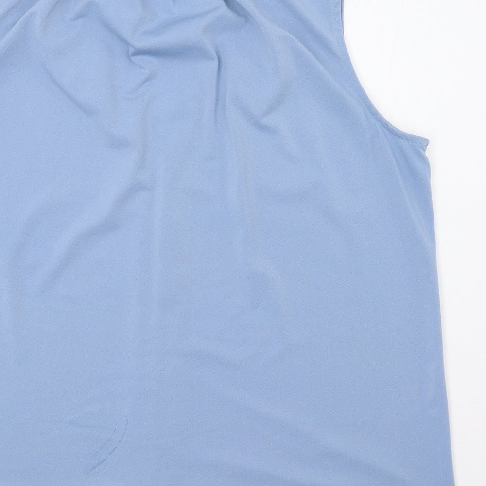 H&M Womens Blue Basic Blouse Size M