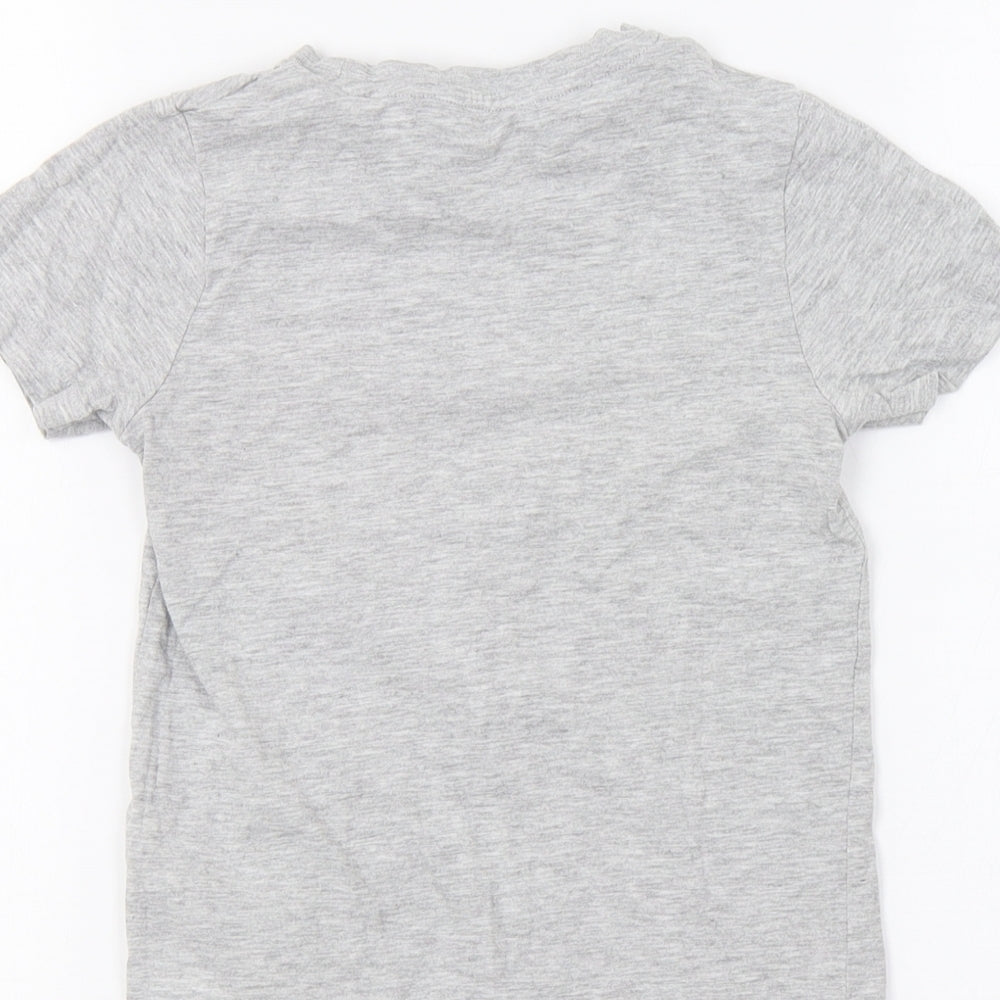 Marks & Spencer Girls Grey Basic Polo Size 3-4 Years