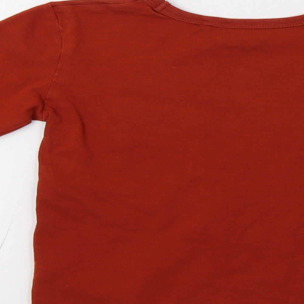 Next Boys Brown Basic T-Shirt Size 3 Years