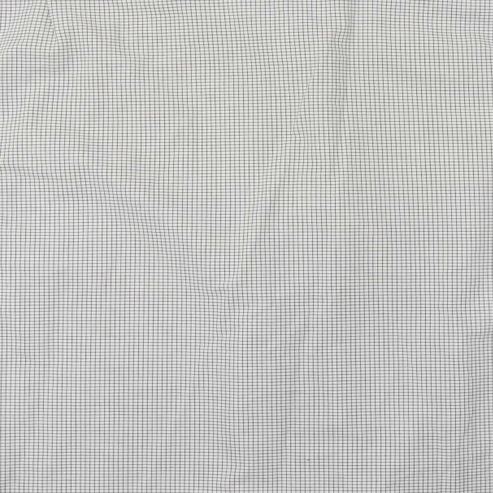 Goodiellow Mens Grey Check Dress Shirt Size XL