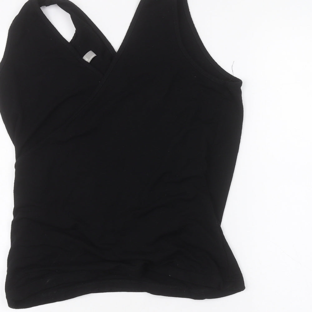 ASOS Womens Black Basic T-Shirt Size 10