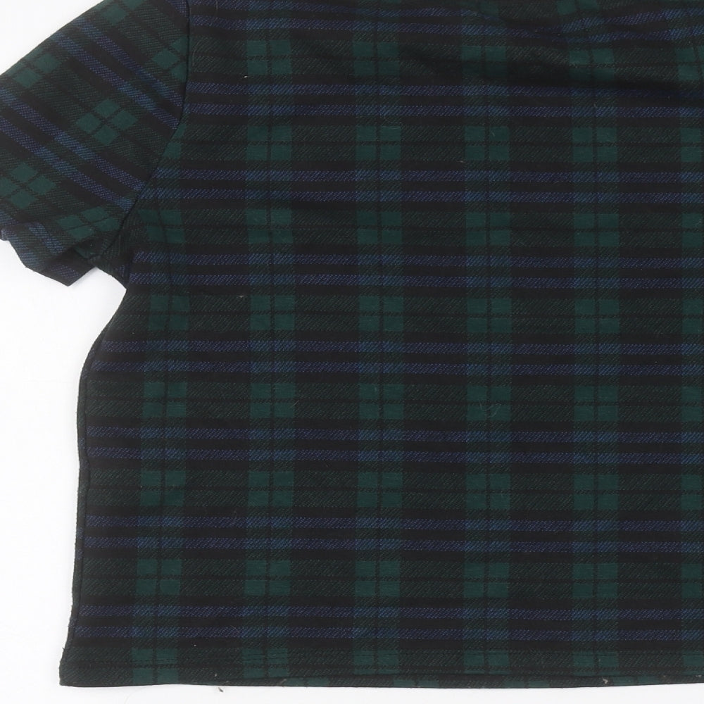 New Look Womens Green Basic T-Shirt Size 10
