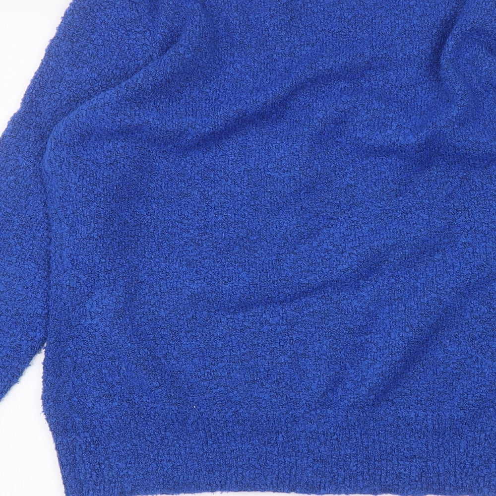 M&Co Womens Blue Pullover Jumper Size S