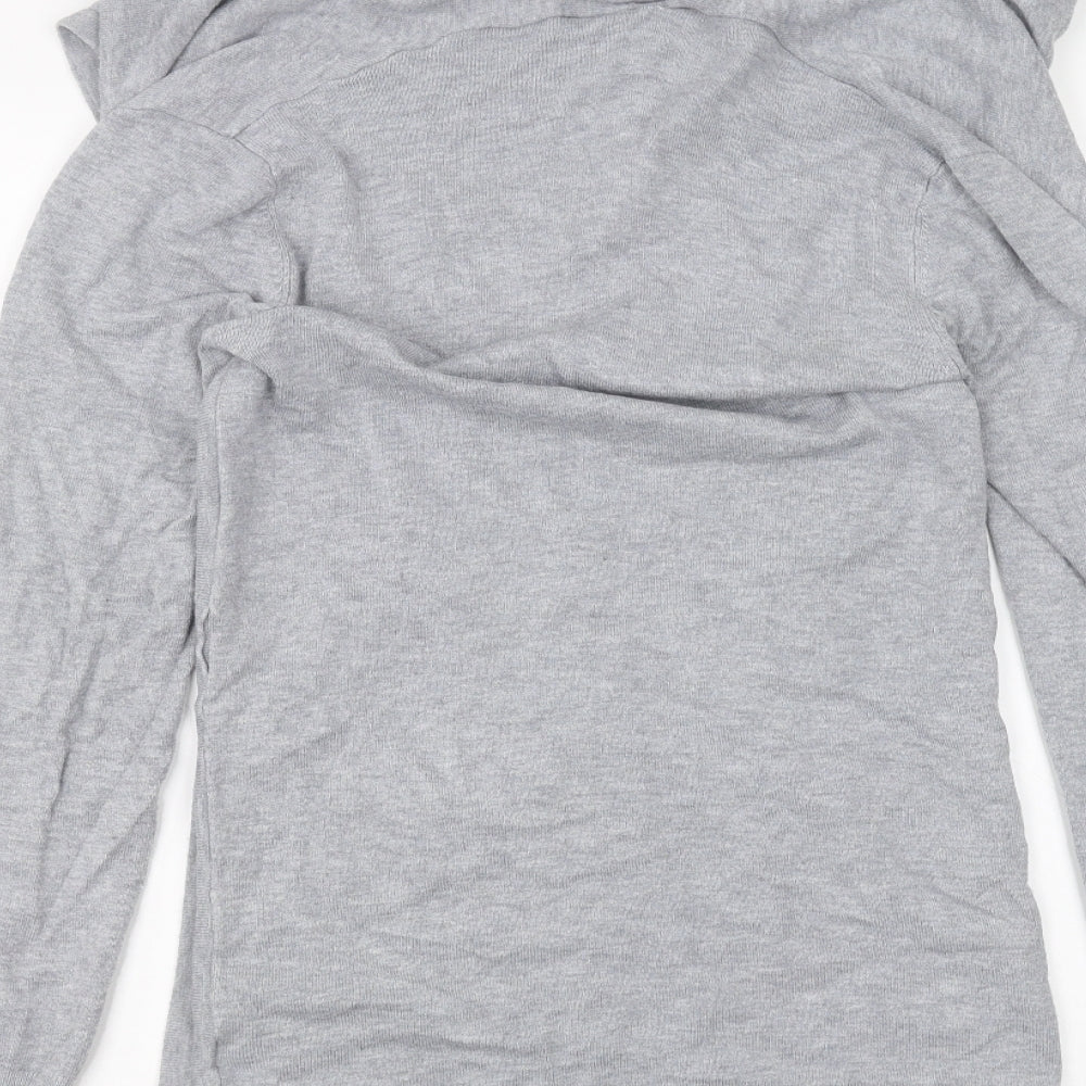 Papaya Womens Grey Cardigan Jumper Size S
