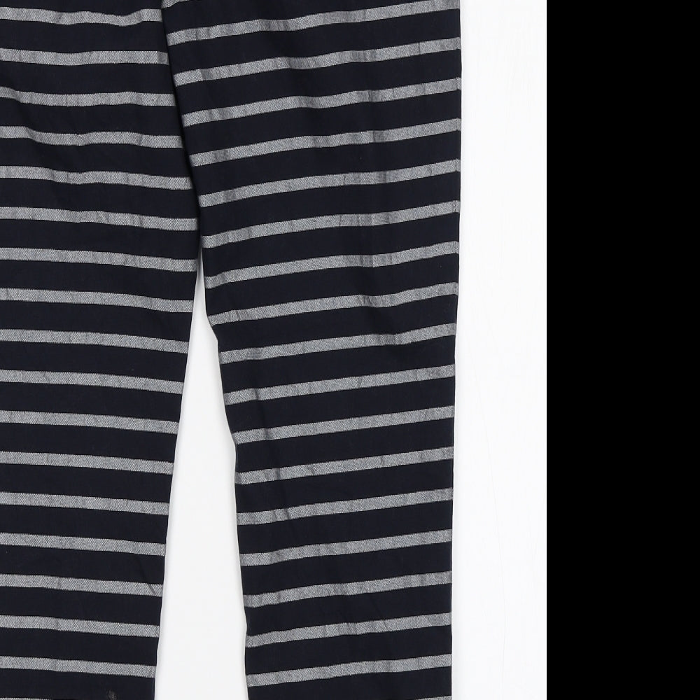 Gap Womens Multicoloured Striped Cropped Trousers Size 6 L26 in