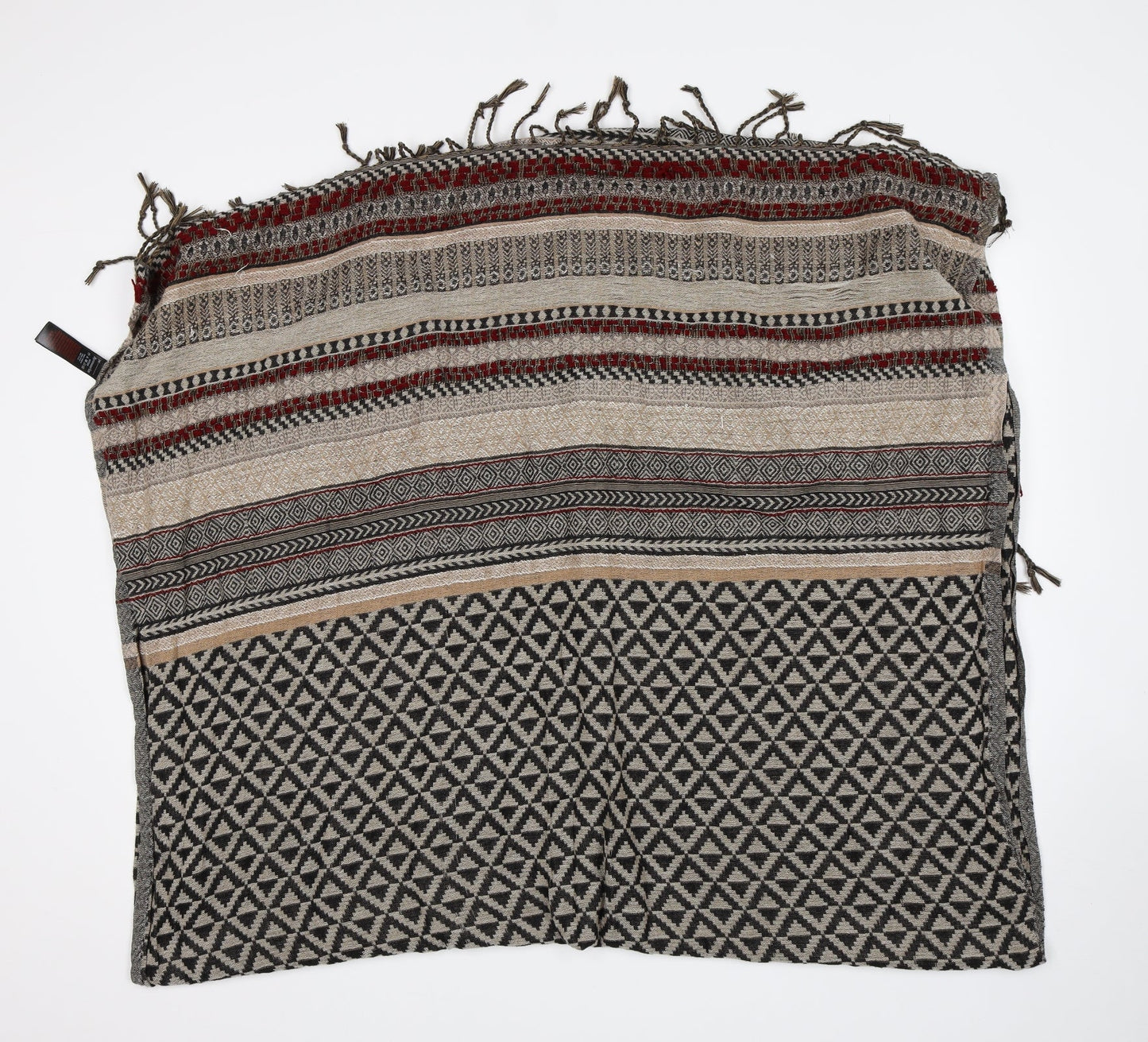 Accessorize Womens Multicoloured Argyle/Diamond Shawl/Wrap