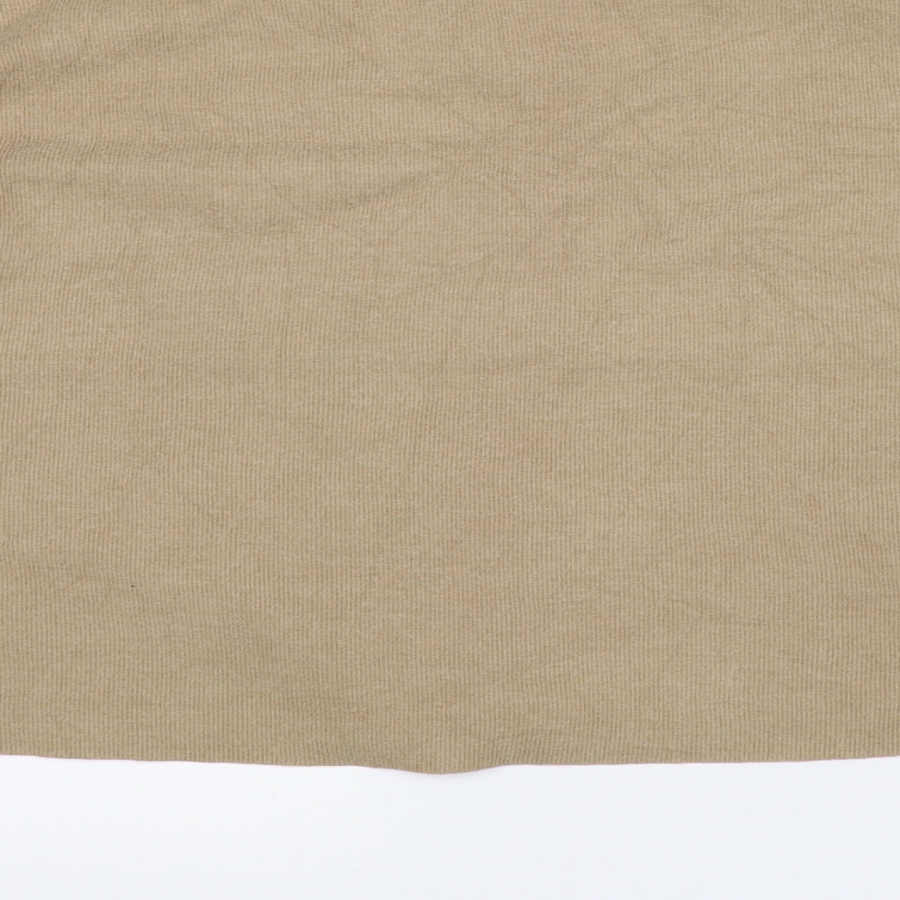 Zara Womens Beige Pullover Jumper Size L