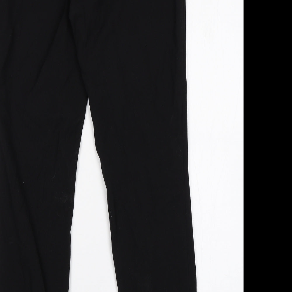 H&M Womens Black Trousers Size 8 L29 in