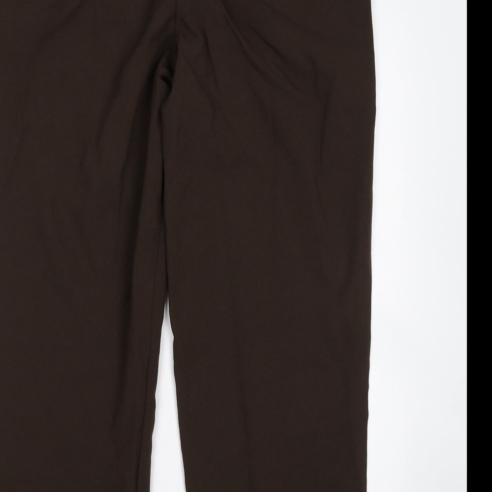 BM Womens Brown Trousers Size 14 L27 in