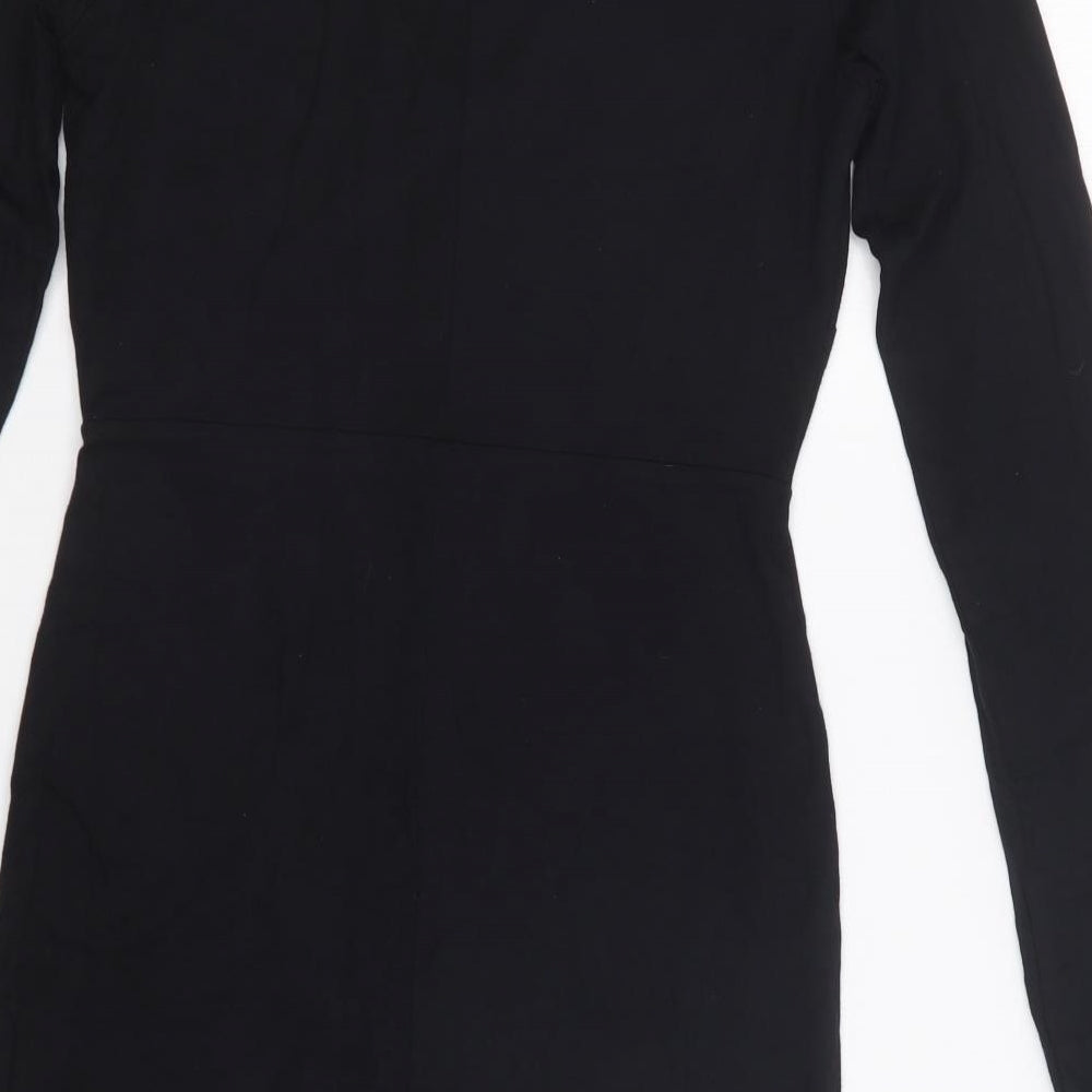 Topshop Womens Black Bodycon Size 8