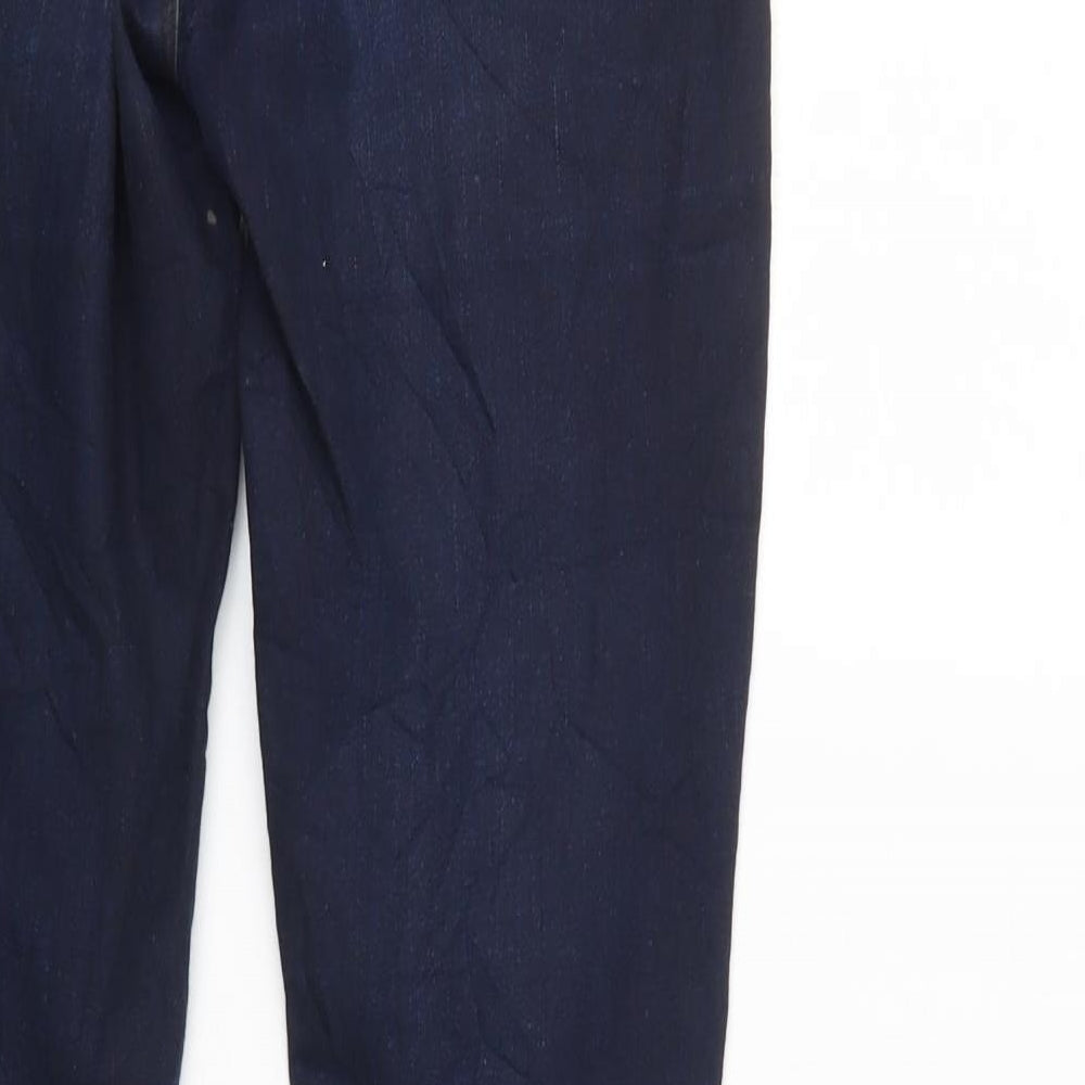 Lemmi Womens Blue Denim Tapered Jeans Size 28 in L31 in