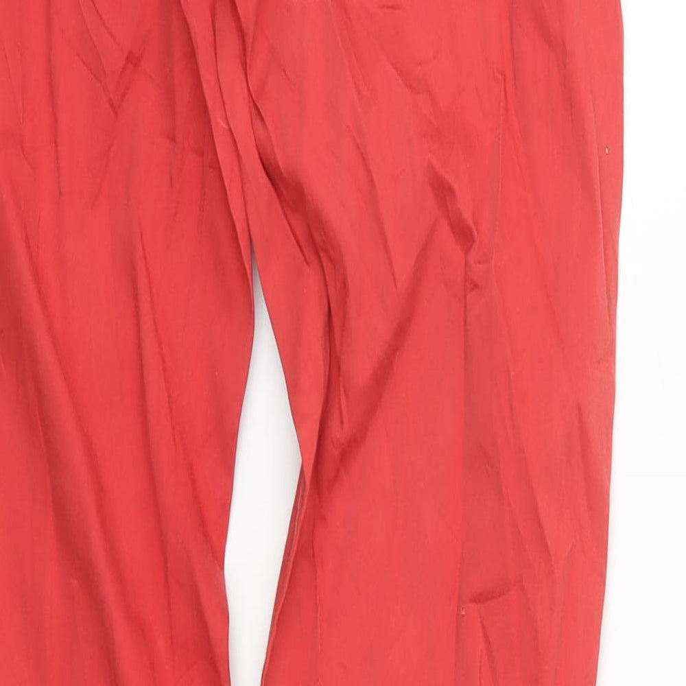 Clullin Womens Red Straight Jeans Size S L30 in