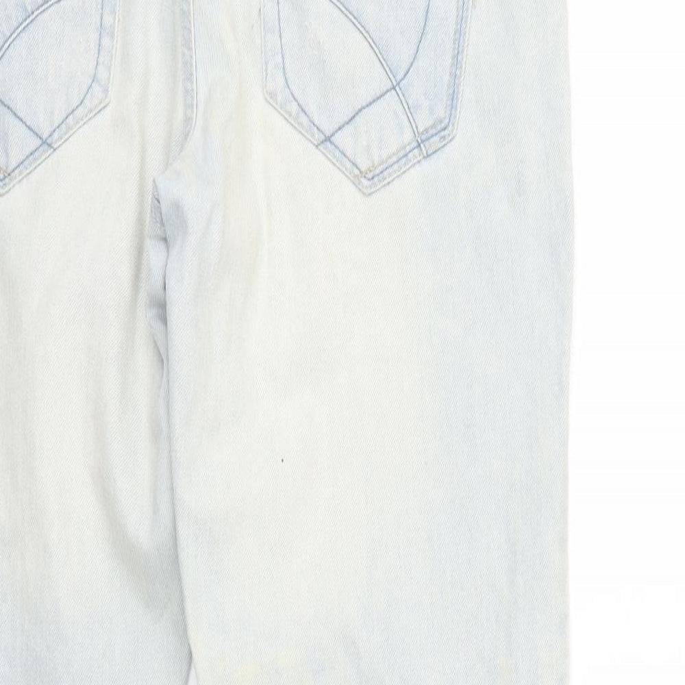 Yes Yes Womens Blue Denim Straight Jeans Size 10 L26 in