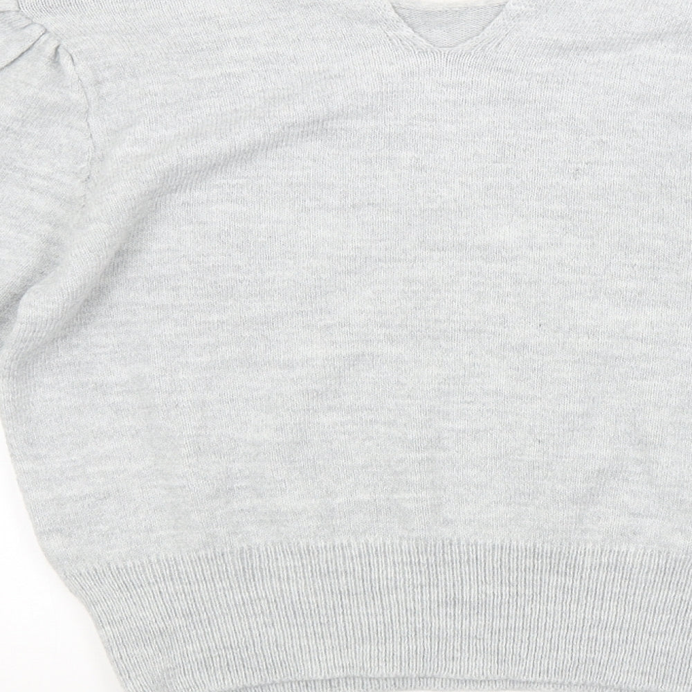 Dorothy Perkins Womens Grey Pullover Jumper Size 14