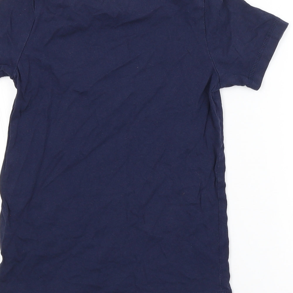 George Boys Blue Basic T-Shirt Size 5-6 Years
