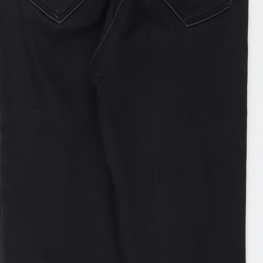 Papaya Womens Black Denim Skinny Jeans Size 8 L25 in
