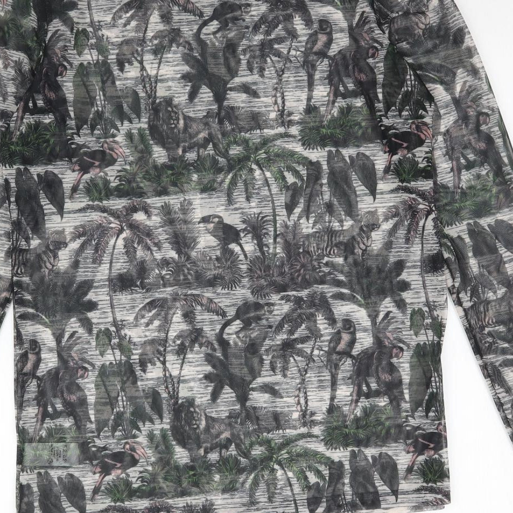NEXT Womens Multicoloured Basic Blouse Size 8 - Animals