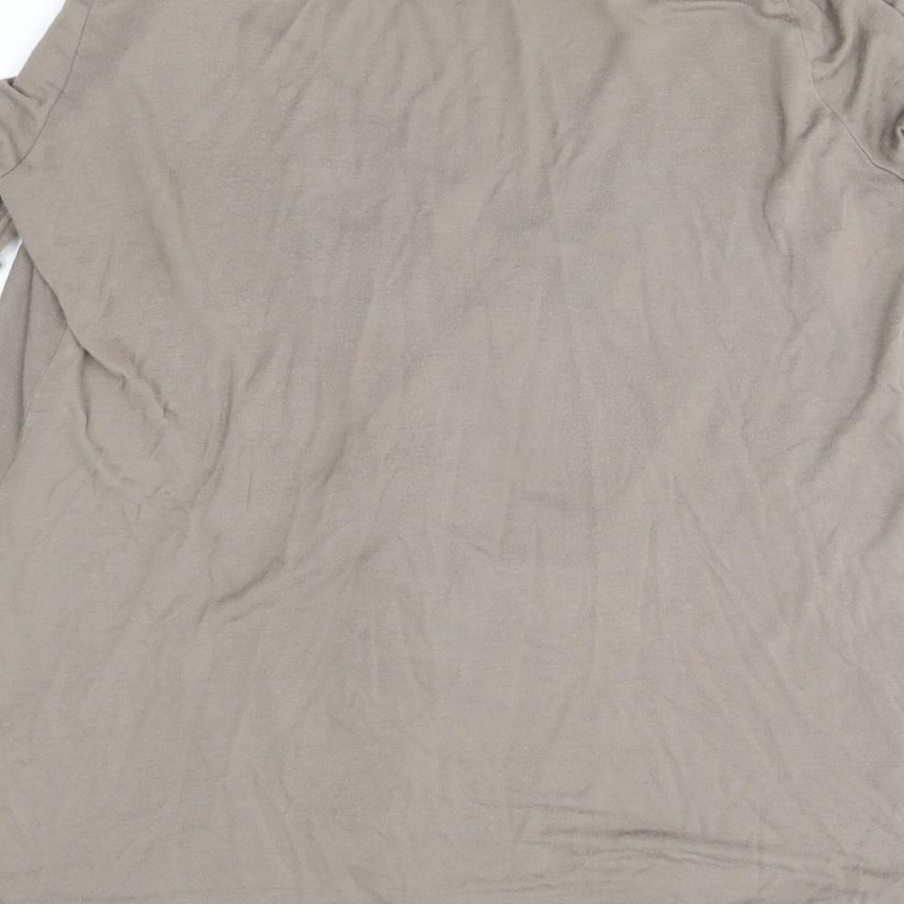tg Womens Grey Wrap Jumper Size 16