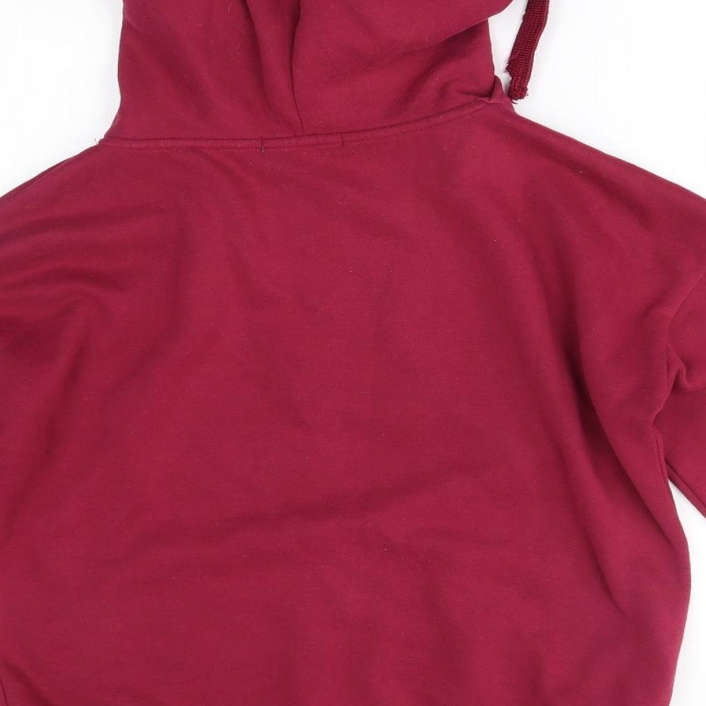 Primark Womens Red Pullover Hoodie Size S