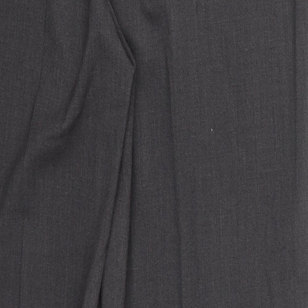 Marks and Spencer Womens Grey Trousers Size 12 L30 in