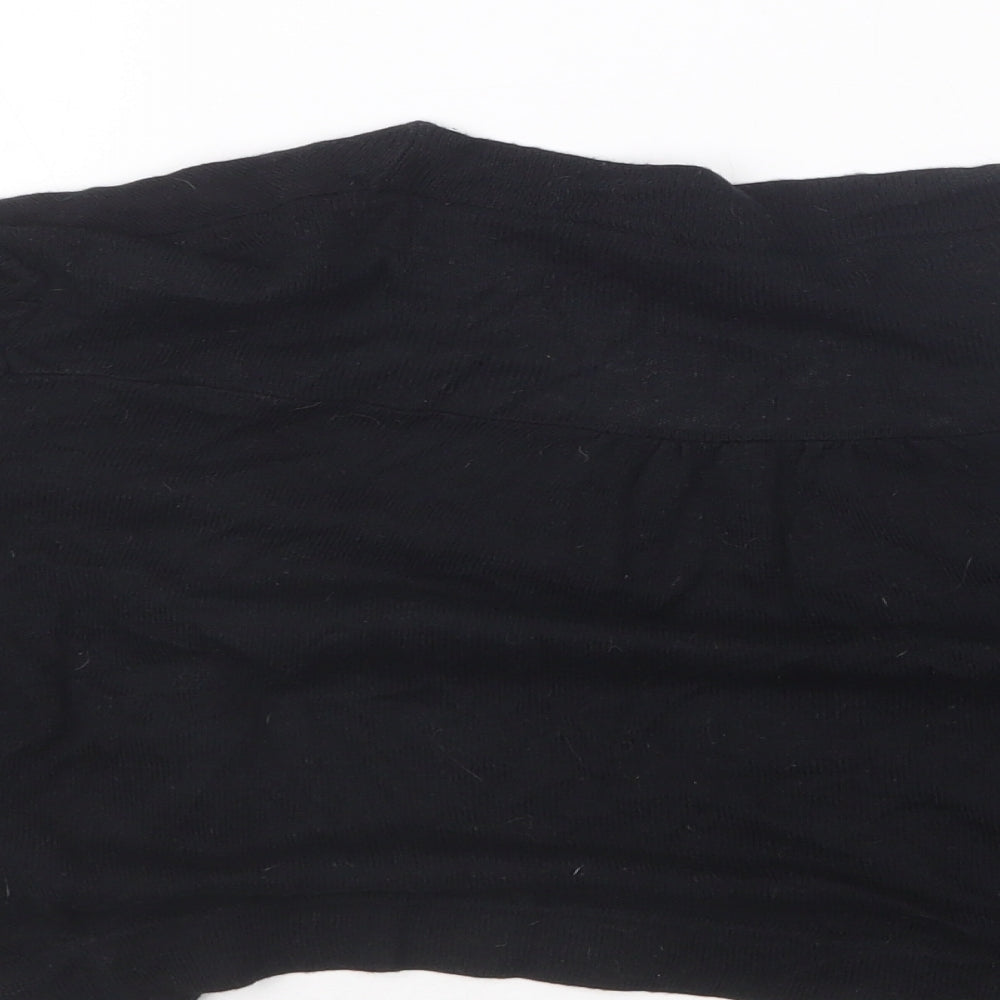 Red Herring Womens Black Knit Cardigan Jumper Size 12