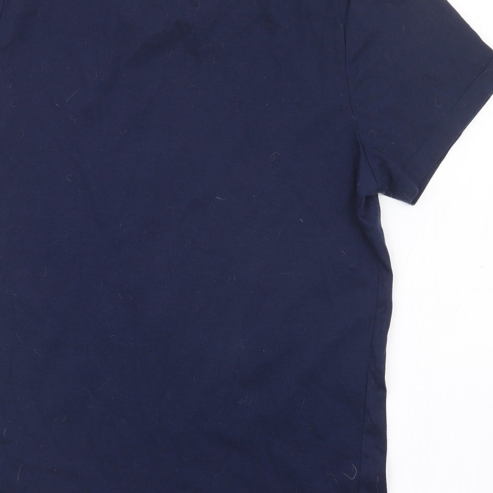 Avenue Womens Blue Geometric Top Pyjama Top Size M