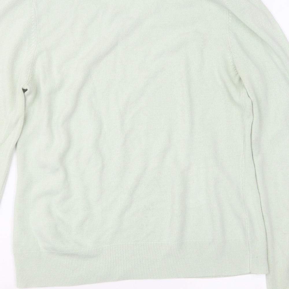 BHS Womens Green Knit Pullover Jumper Size 12