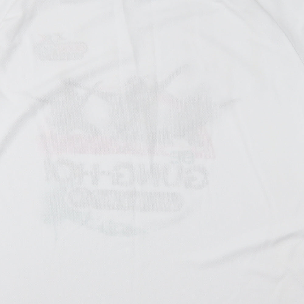 Preworn Mens White Basic T-Shirt Size 2XL