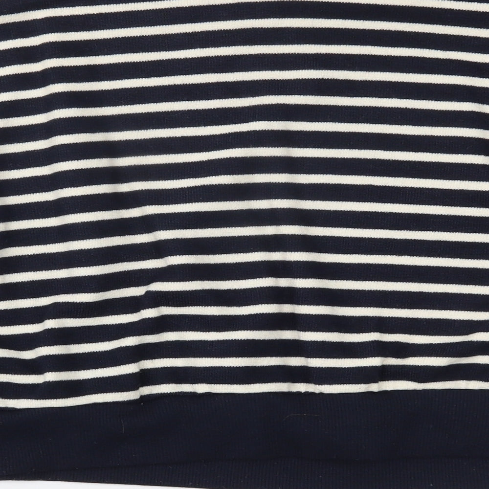 Primark Womens Blue Striped Pullover Jumper Size S