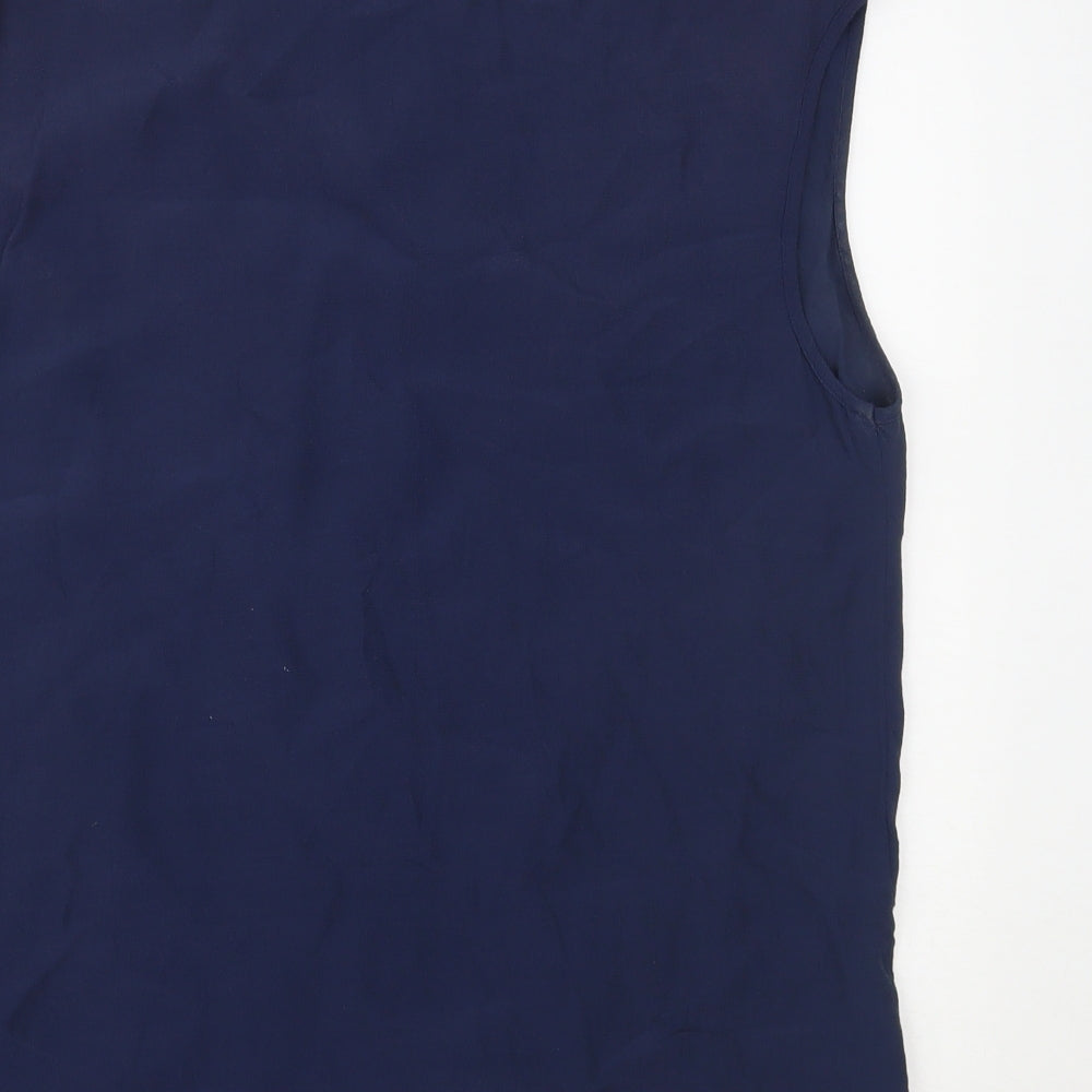 Warehouse Womens Blue Basic Tank Size 12