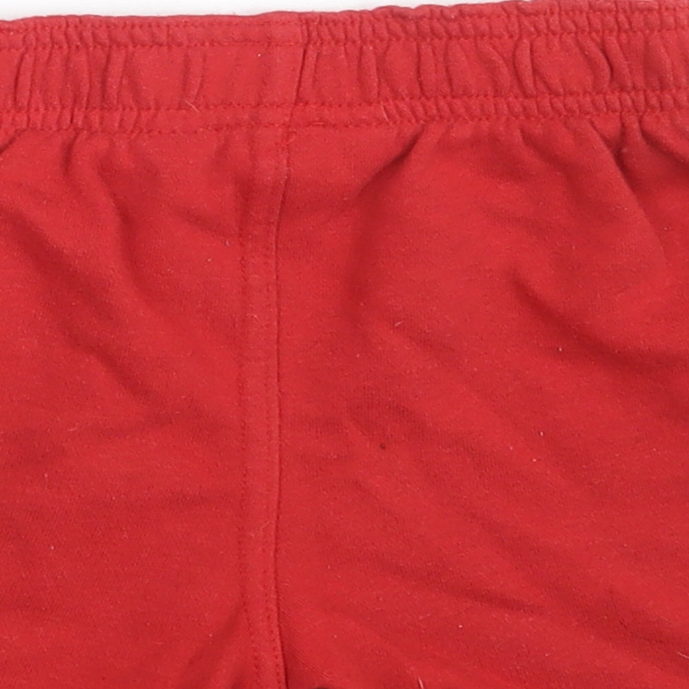 Primark Baby Red Sweatpants Trousers Size 12-18 Months - Waist 18in; Inside leg 3in