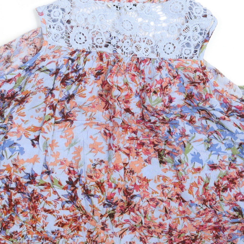 NEXT Womens Multicoloured Floral Basic Blouse Size 10