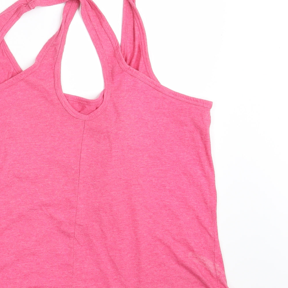 Peacocks Womens Pink Basic Tank Size 8