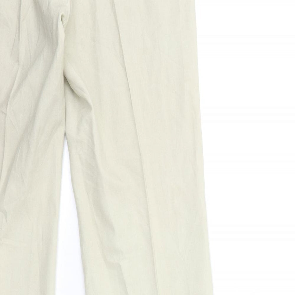 STOOTOP Womens Beige Trousers Size 28 in L30 in
