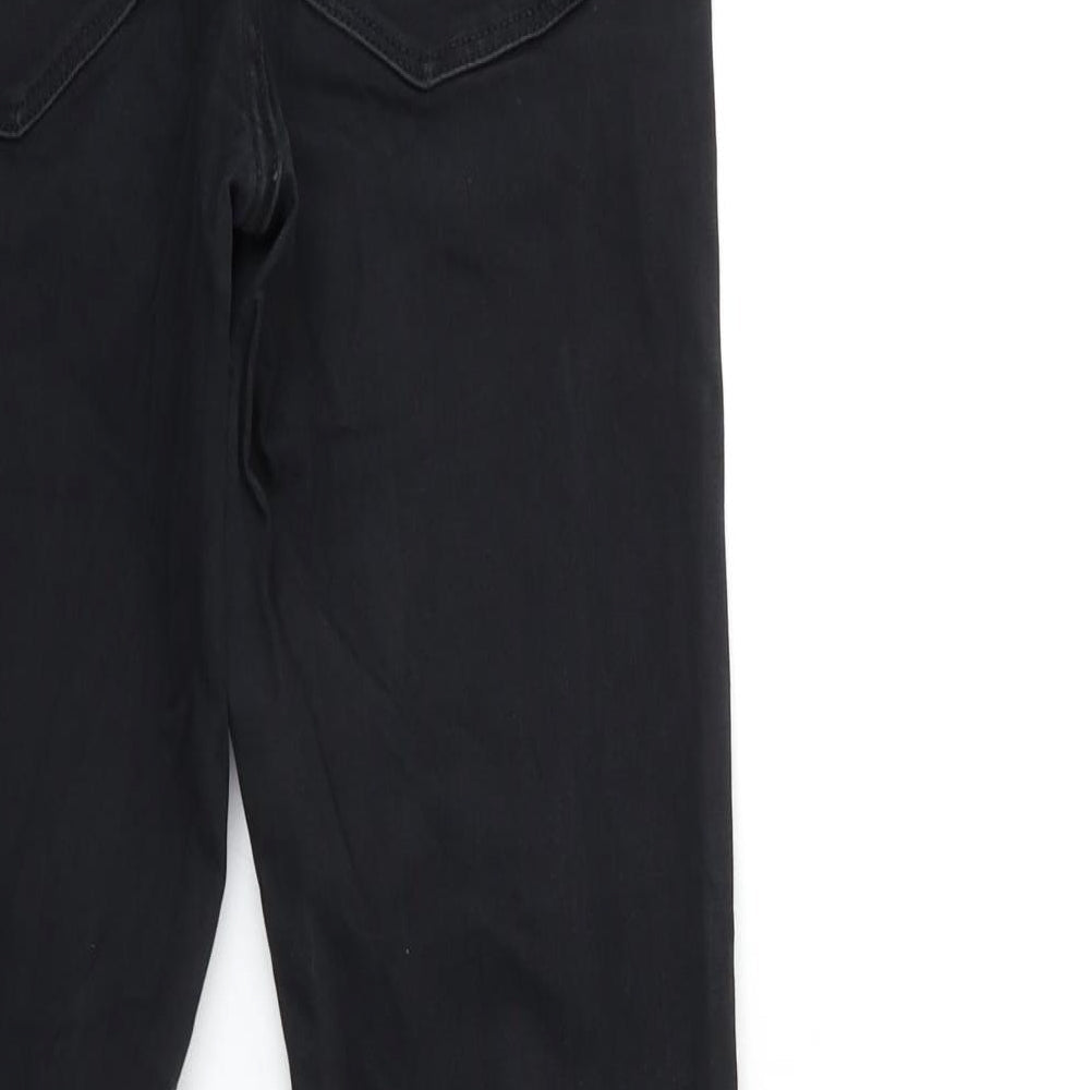 H&M Womens Black Denim Skinny Jeans Size 30 in L29 in