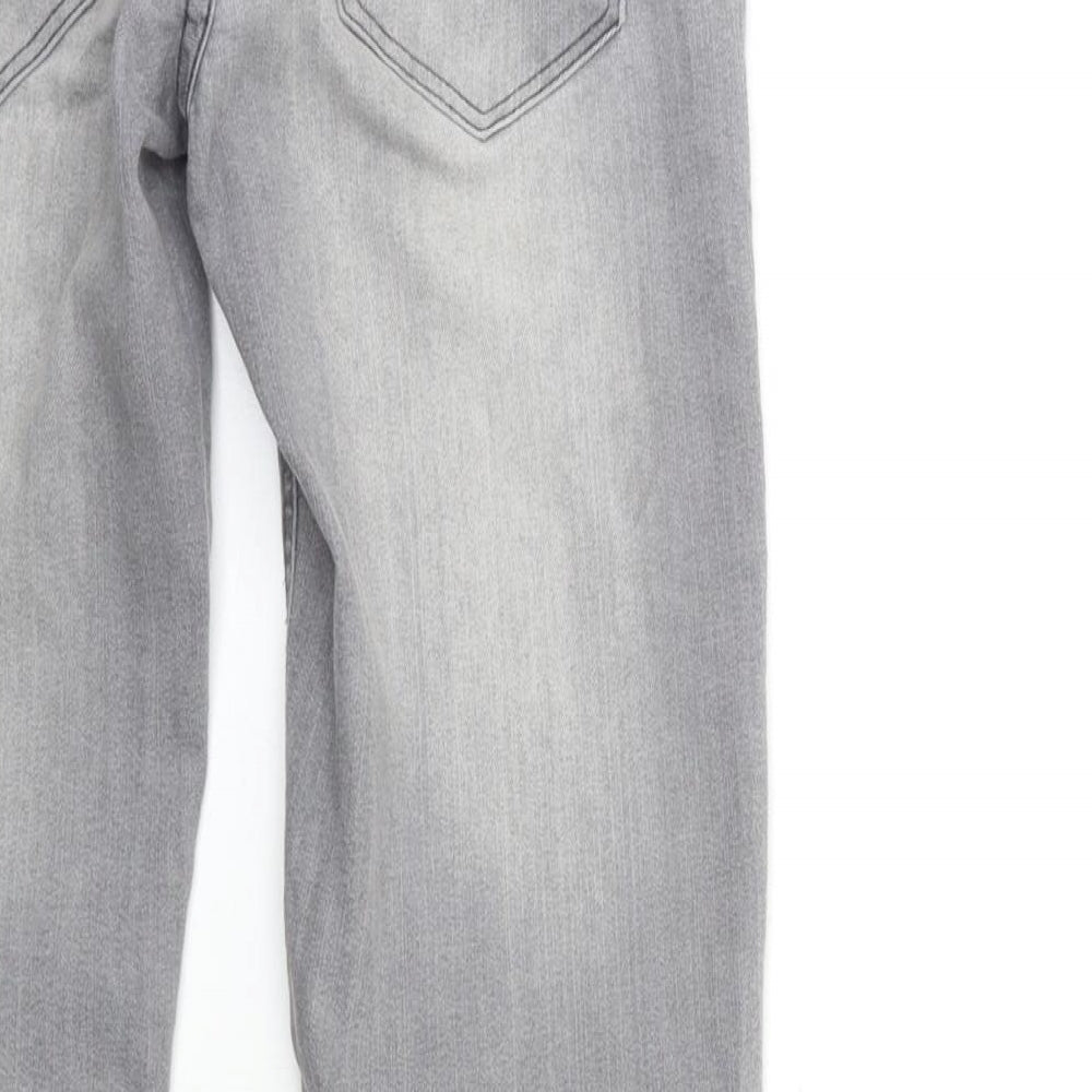 H&M Womens Grey Denim Skinny Jeans Size 26 in L30 in