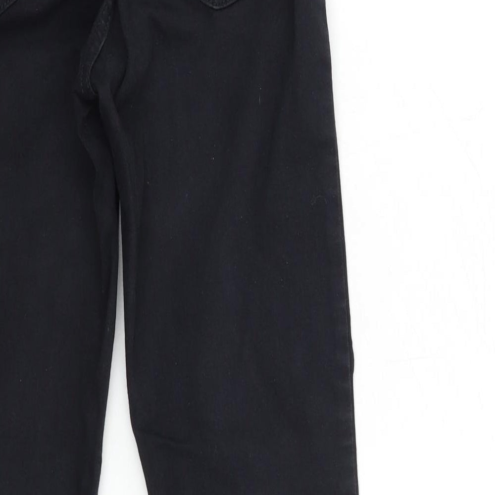 Topshop Womens Black Denim Skinny Jeans Size 28 in L32 in