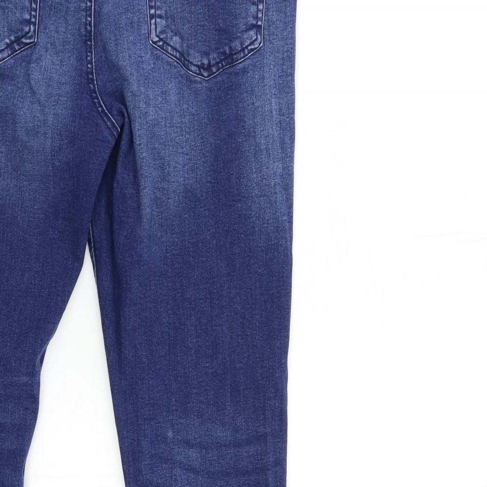 M-17 Womens Blue Denim Skinny Jeans Size 34 in L29 in