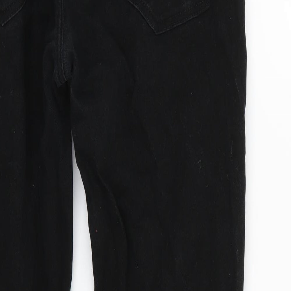 Preworn Womens Black Skinny Jeans Size 34 L30 in