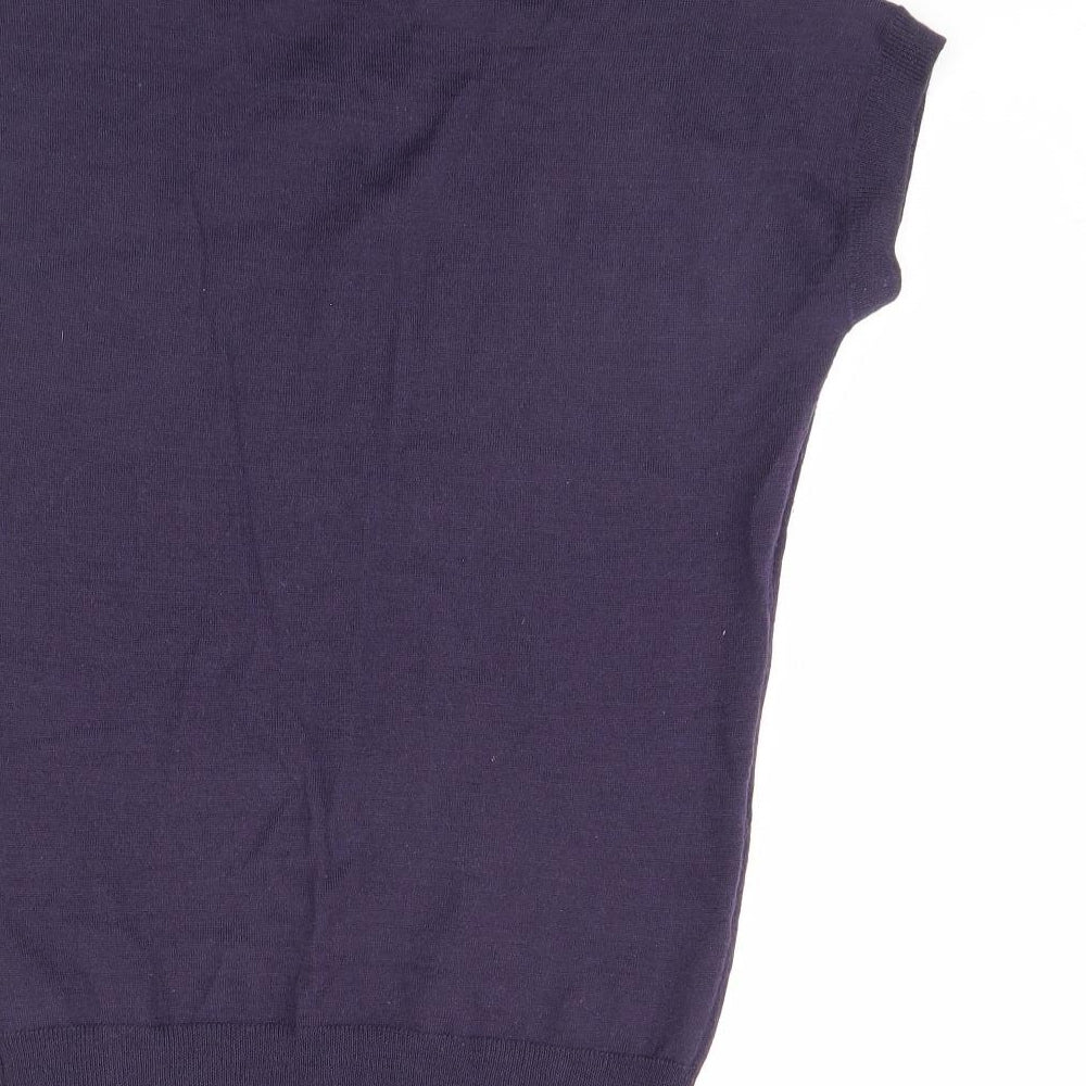 The Limited Womens Purple Pullover Jumper Size M