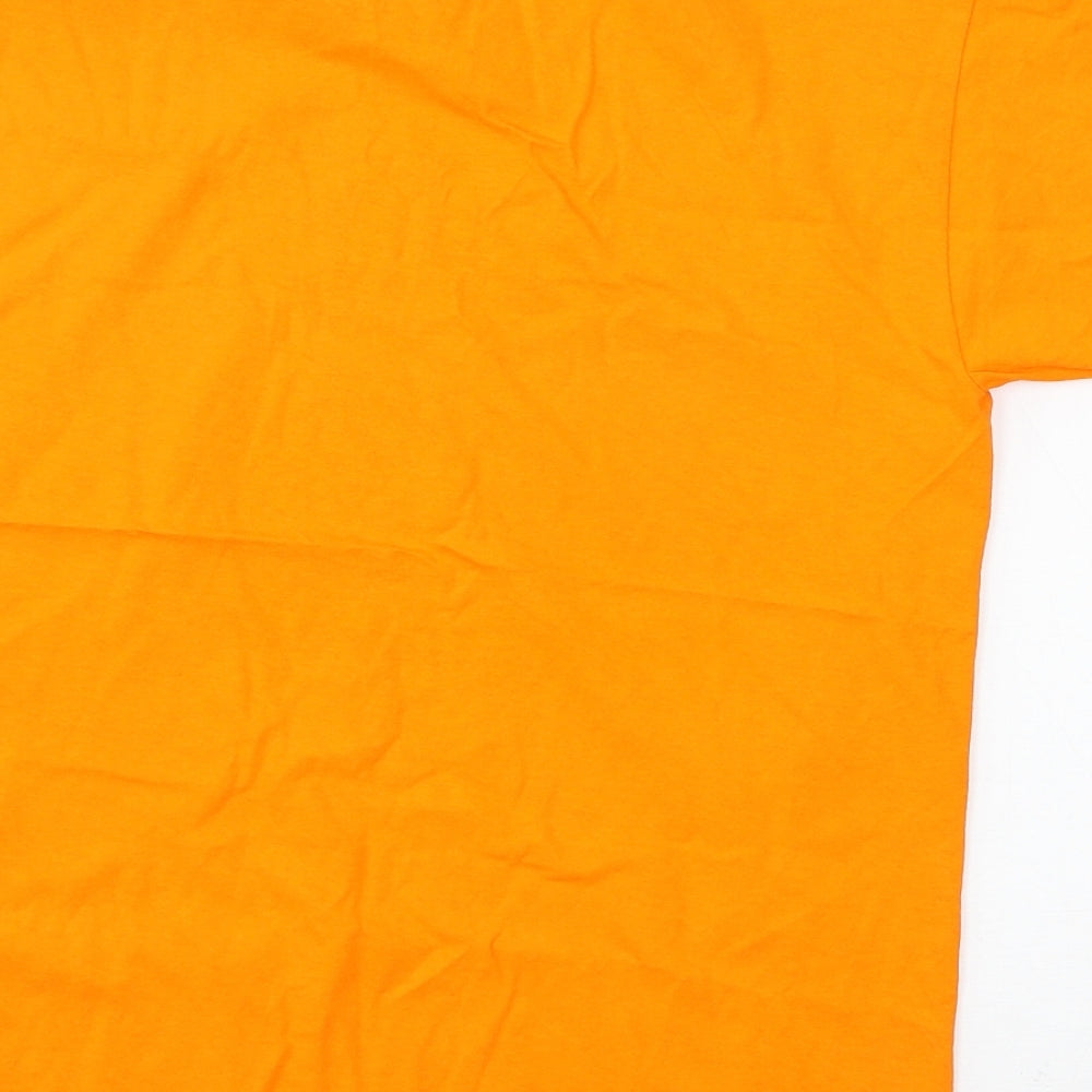Fruit of the Loom Boys Orange Jersey Basic T-Shirt Size 12-13 Years - Afya Sports