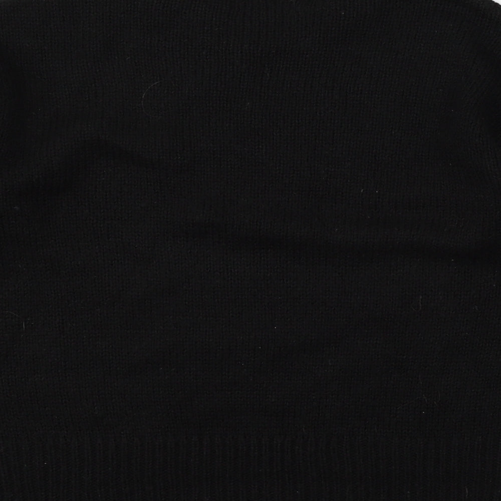New Look Womens Black Knit Pullover Jumper Size S