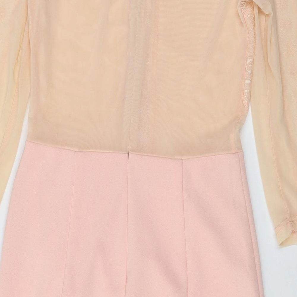VERA & LUCY Womens Pink A-Line Size S